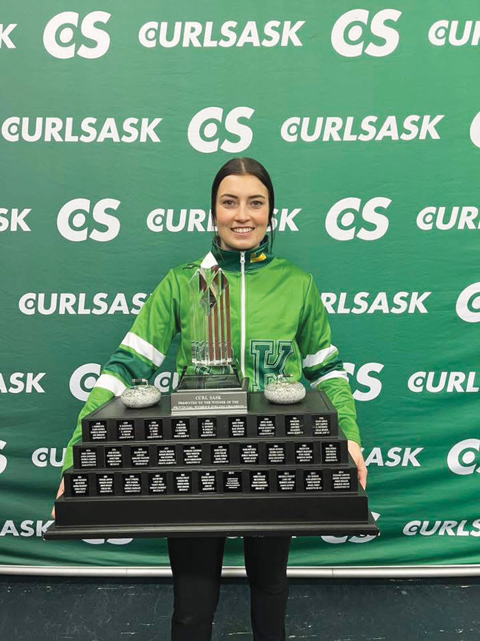 Rachel Big Eagle from Maryfield has qualified  with Team Campbell to represent Saskatchewan at the Scotties Tournament of Hearts in Mississauga Ontario.<br />
